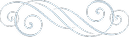 white ornamental swirls on black background